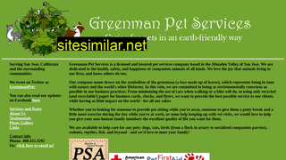 greenmanpetservices.com alternative sites