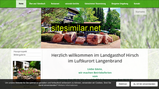 hirsch-landgasthof-langenbrand.com alternative sites