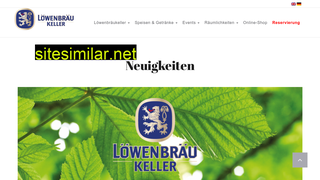 loewenbraeukeller.com alternative sites