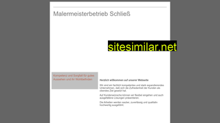 maler-schliess.com alternative sites