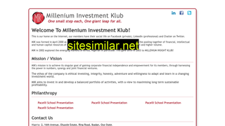milleniuminvestment.com alternative sites