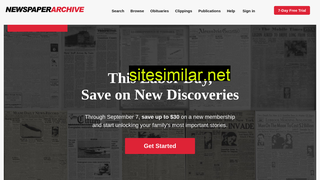 newspaperarchive.com alternative sites