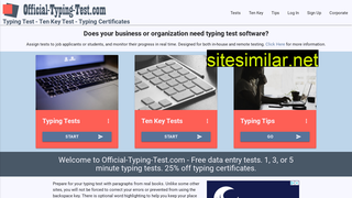 official-typing-test.com alternative sites