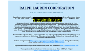 Top 100 similar websites like ralphlaurenfactorystore.com and competitors