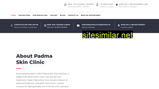 padmaskinclinic.com alternative sites