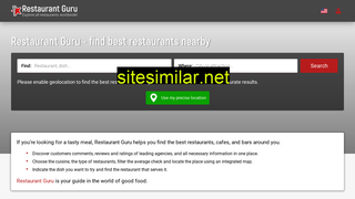 restaurantguru.com alternative sites