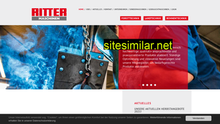 ritter-maschinen.com alternative sites