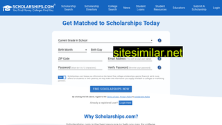 scholarships.com alternative sites
