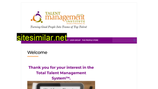 talentmanagementinstitute.com alternative sites