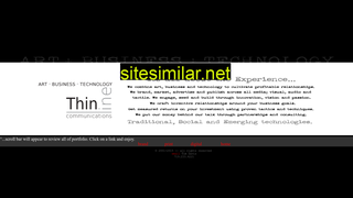 thinlinecommunications.com alternative sites