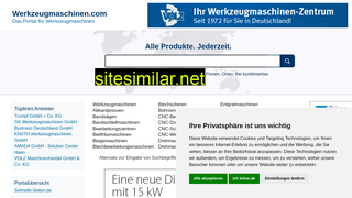 werkzeugmaschinen.com alternative sites