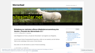 wernerbad.wordpress.com alternative sites