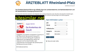 aerzteblatt-rheinlandpfalz.de alternative sites