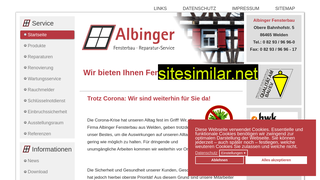 albinger-fensterbau.de alternative sites