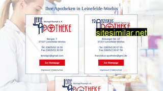 apotheken-leinefelde.de alternative sites