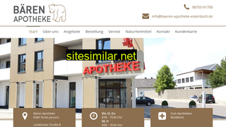baeren-apotheke-essenbach.de alternative sites