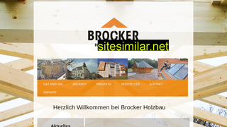 brocker-holzbau.de alternative sites