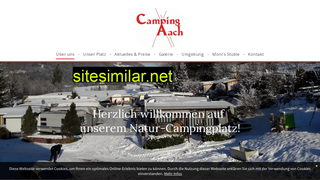 camping-aach.de alternative sites