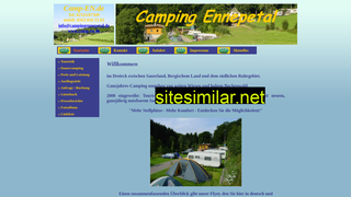 campingennepetal.de alternative sites
