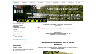 campingplatz-ludwigsheide.de alternative sites