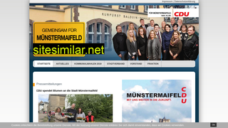 cdu-muenstermaifeld.de alternative sites
