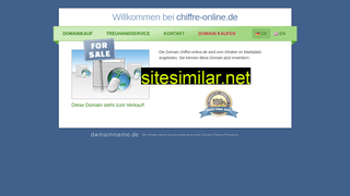 Chiffre-online similar sites
