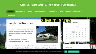christliche-gemeinde-hoffnungsthal.de alternative sites