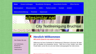 city-textilreinigung-bruchsal.de alternative sites