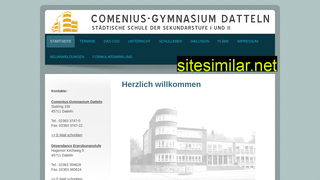 comenius-gymnasium-datteln.de alternative sites