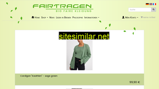 fairtragen.de alternative sites