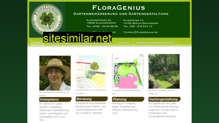 floragenius.de alternative sites