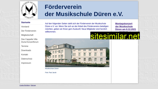 foerderverein-musikschule-dueren.de alternative sites