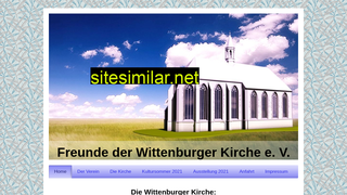 freundewittenburgerkirche.de alternative sites