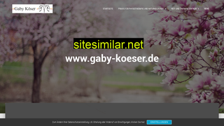 gaby-koeser.de alternative sites