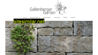 gallenberger-garten.de alternative sites