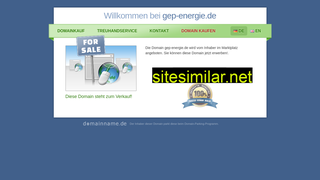 gep-energie.de alternative sites