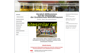 grundschule-muensterhausen.de alternative sites