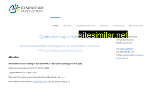 gymnasium-lappersdorf.de alternative sites
