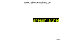 hallenverwaltung.de alternative sites