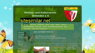 heimat-und-kulturverein-velmeden.de alternative sites
