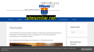 heimatbund-wewer.de alternative sites