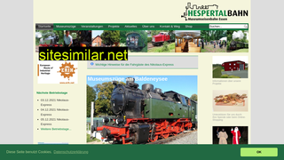 hespertalbahn.de alternative sites