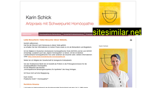 homoeopathie-schick.de alternative sites