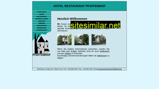 hotel-pfaffenhof.de alternative sites