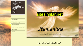 humanitas-bestattungen.de alternative sites