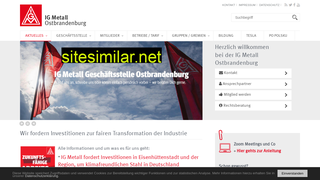 igmetall-ostbrandenburg.de alternative sites