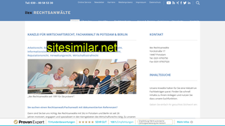 ilex-recht.de alternative sites