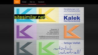 kalek-pulverbeschichtung.de alternative sites