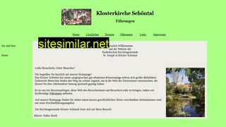 klosterkircheschoental.de alternative sites