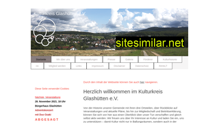 kulturkreis-glashuetten.de alternative sites